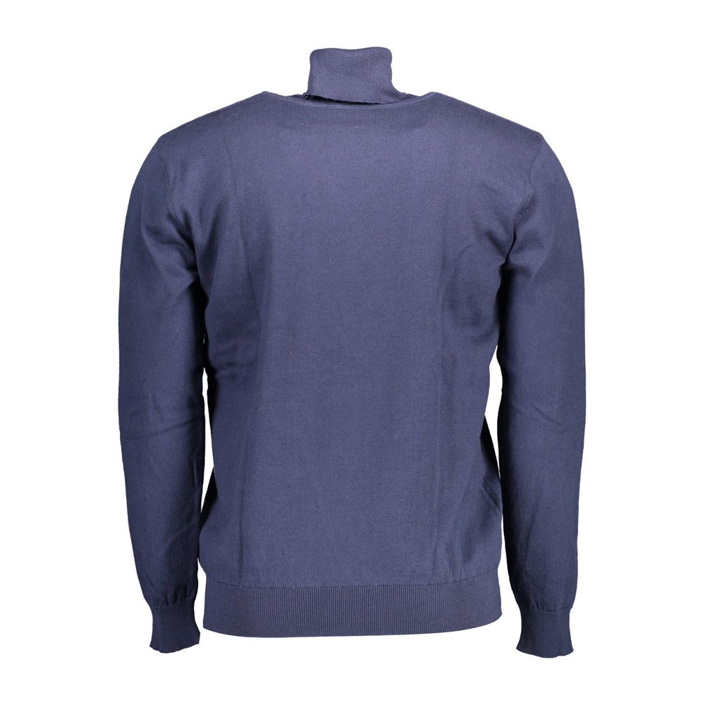 U.S. POLO ASSN. Modri bombažni pulover