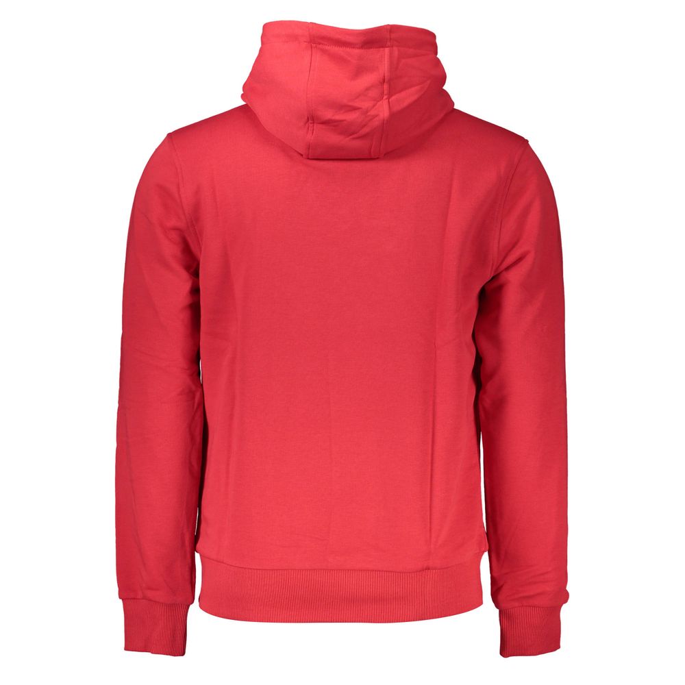 Cavalli Class Red Cotton Sweater