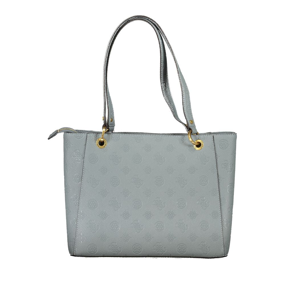 Guess Jeans Blue Polyethylene Handbag