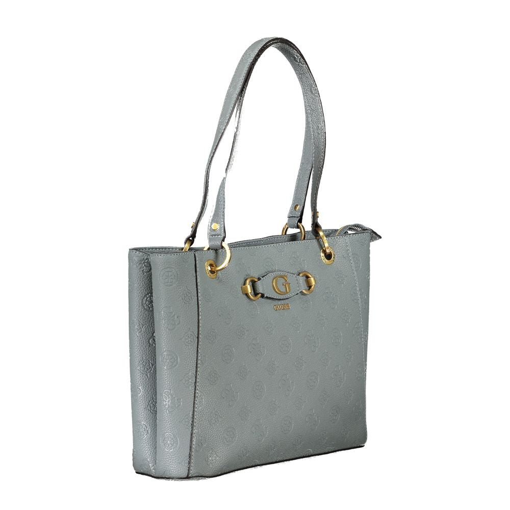 Guess Jeans Blue Polyethylene Handbag