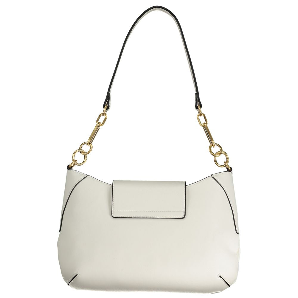 Mario Valentino White Polyethylene Handbag