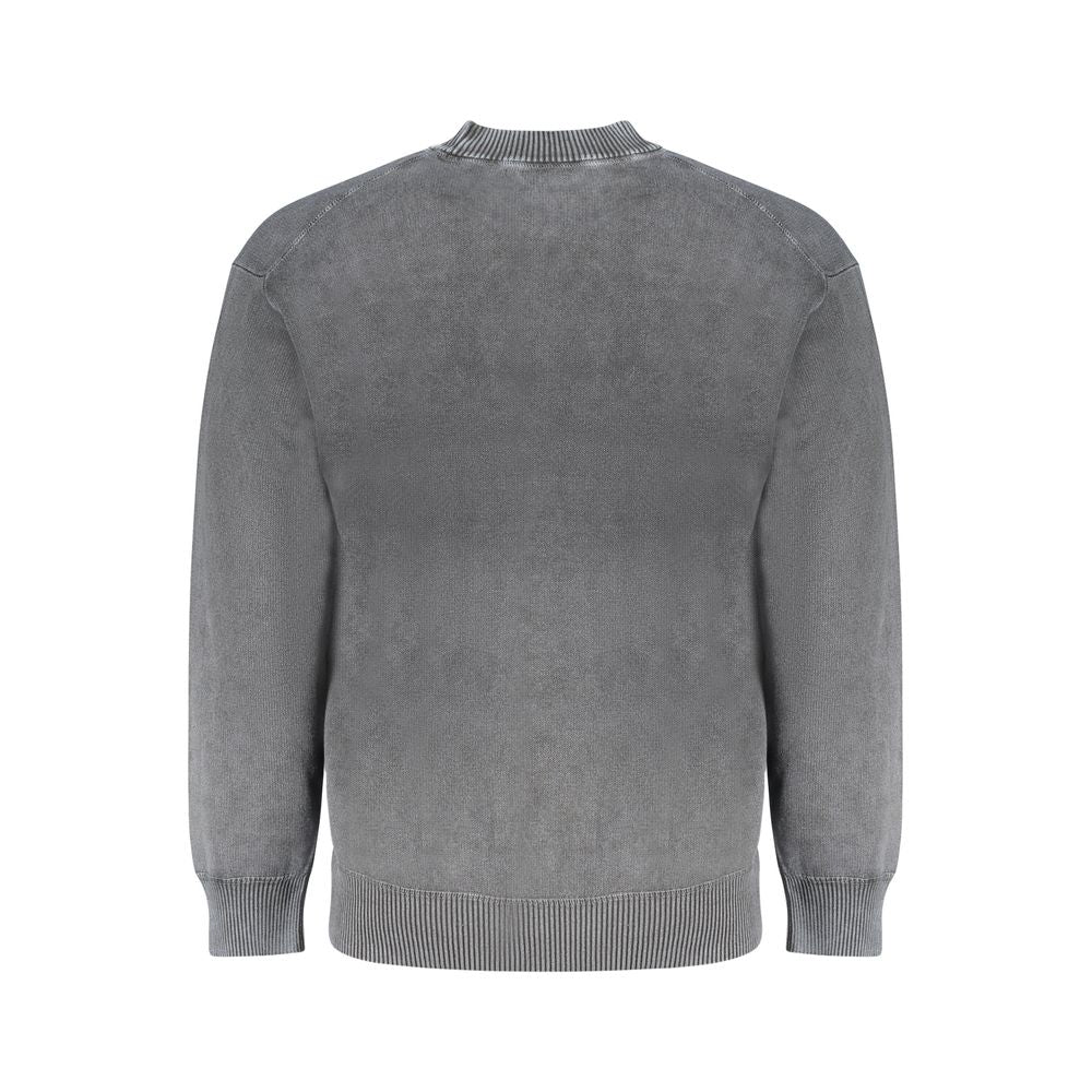 Hugo Boss Črn bombažni pulover
