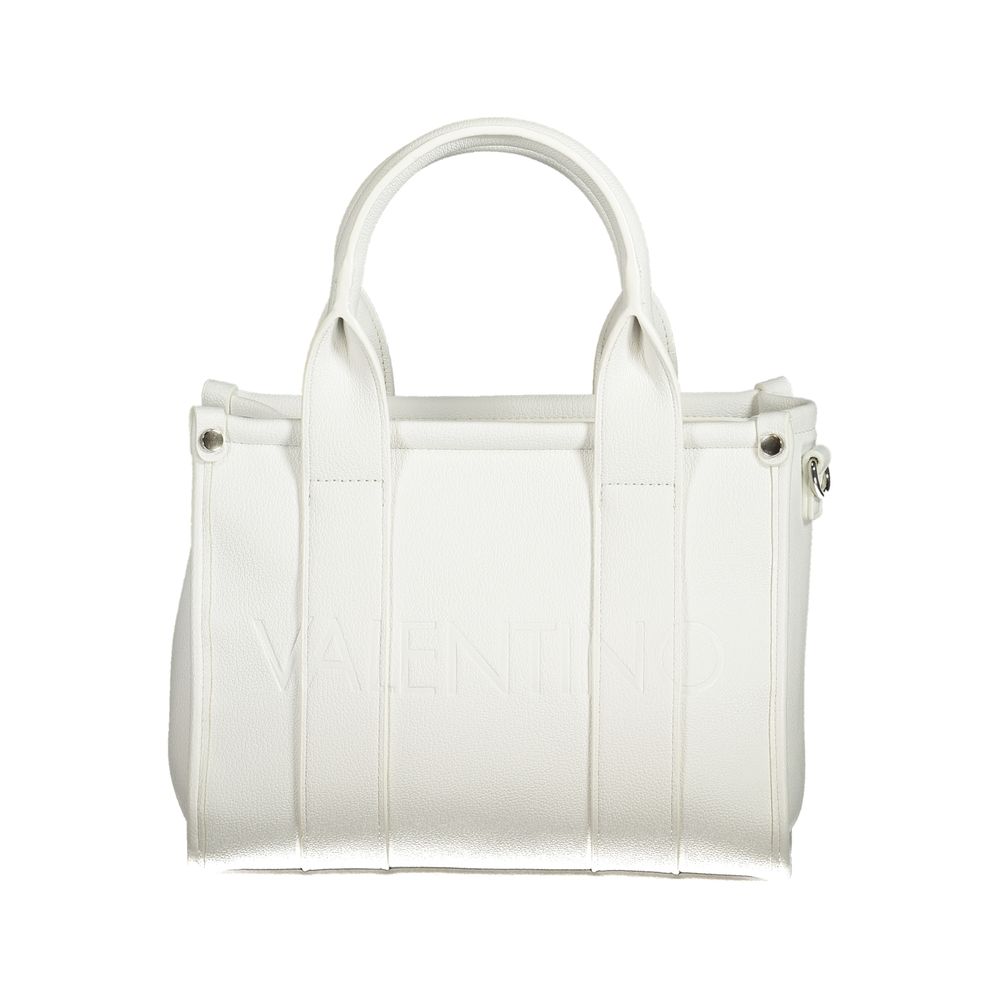Mario Valentino White Polyethylene Handbag