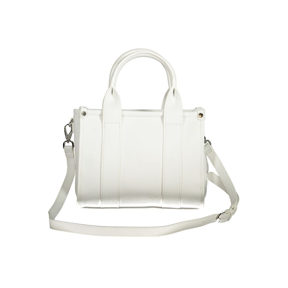 Mario Valentino White Polyethylene Handbag