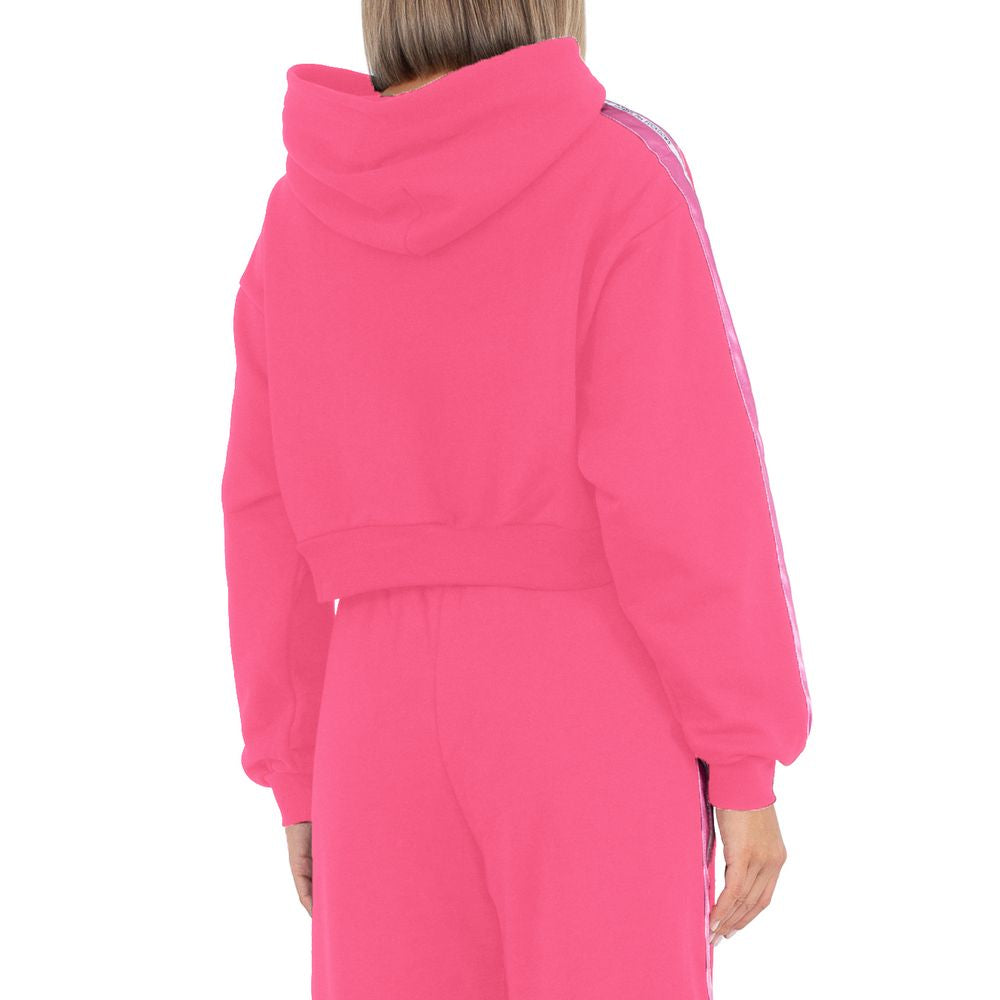 Comme Des Fuckdown Fuchsia Cotton Sweater