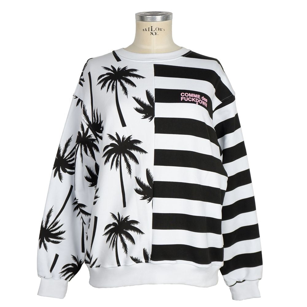 Comme Des Fuckdown Black Cotton Sweater