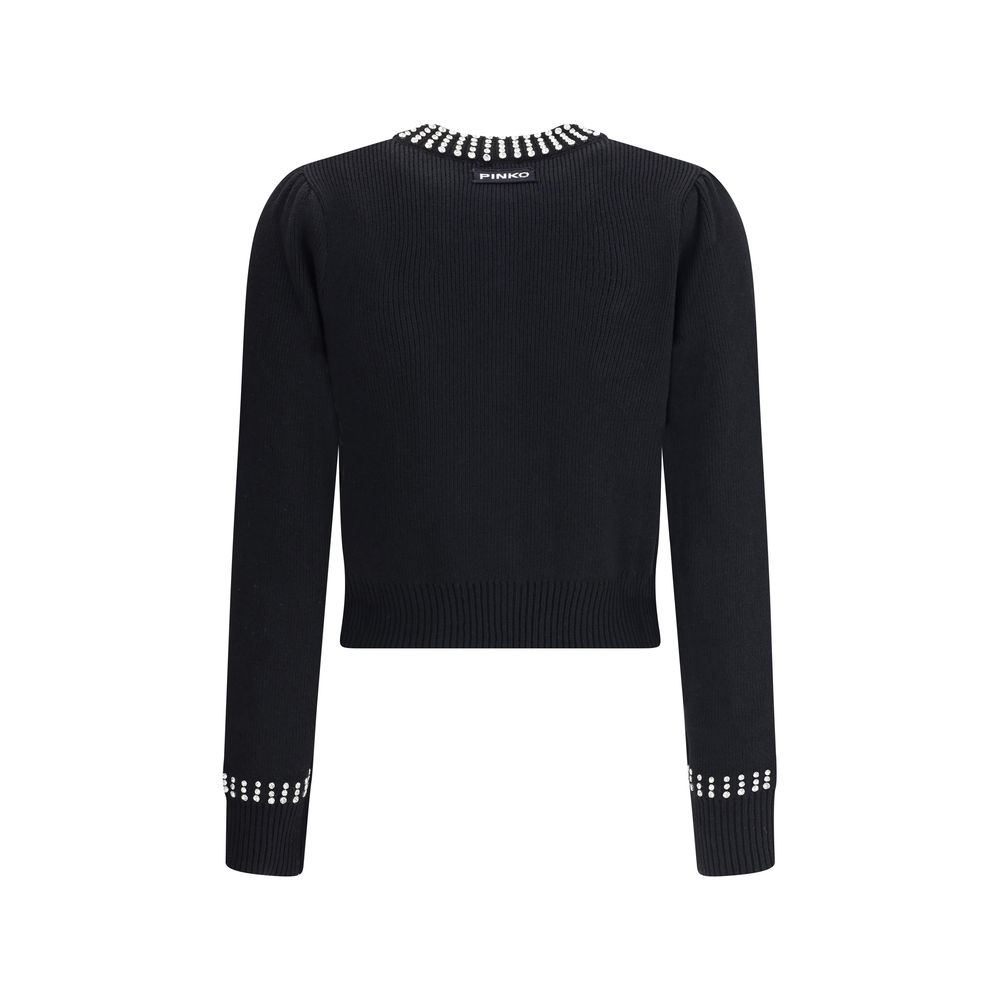 PINKO Rhinestone Cardigan