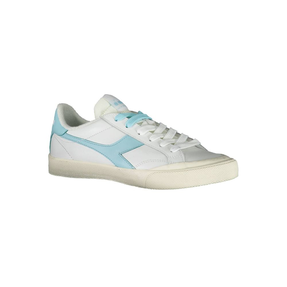 Diadora White Fabric Sneaker