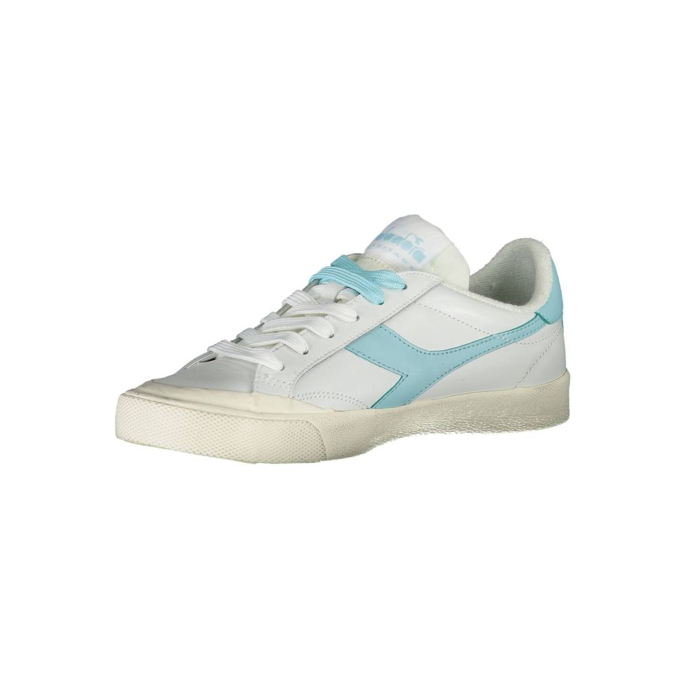 Diadora White Fabric Sneaker