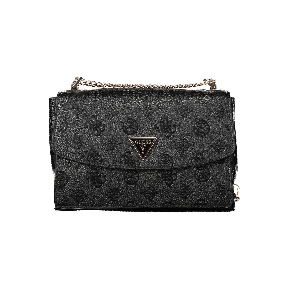 Guess Jeans Black Polyethylene Handbag
