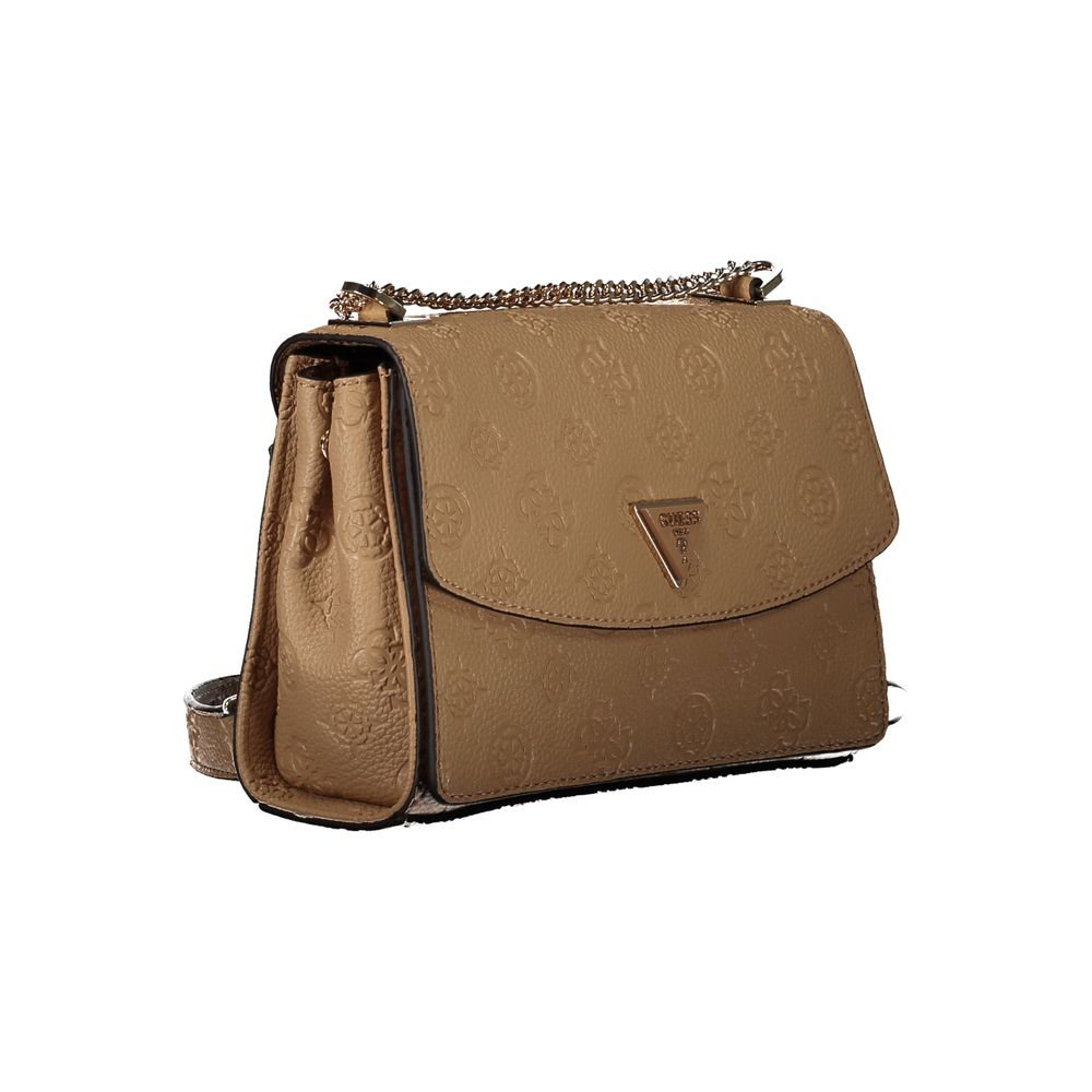 Guess Jeans Beige Polyethylene Handbag