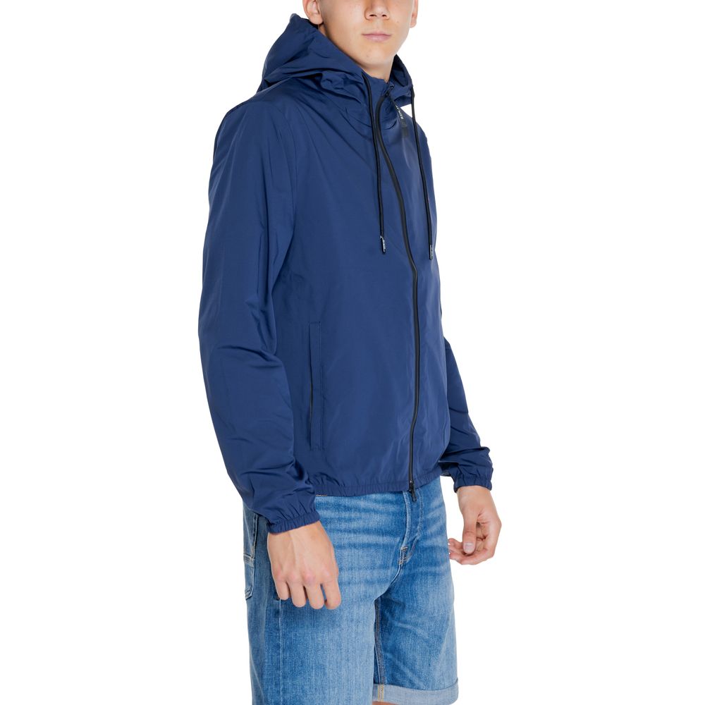 Replay Blue Polyamide Jackets & Coat