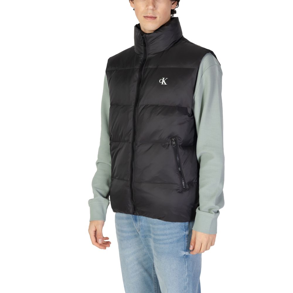 Calvin Klein Jeans Black Polyamide Sleveless Jacket