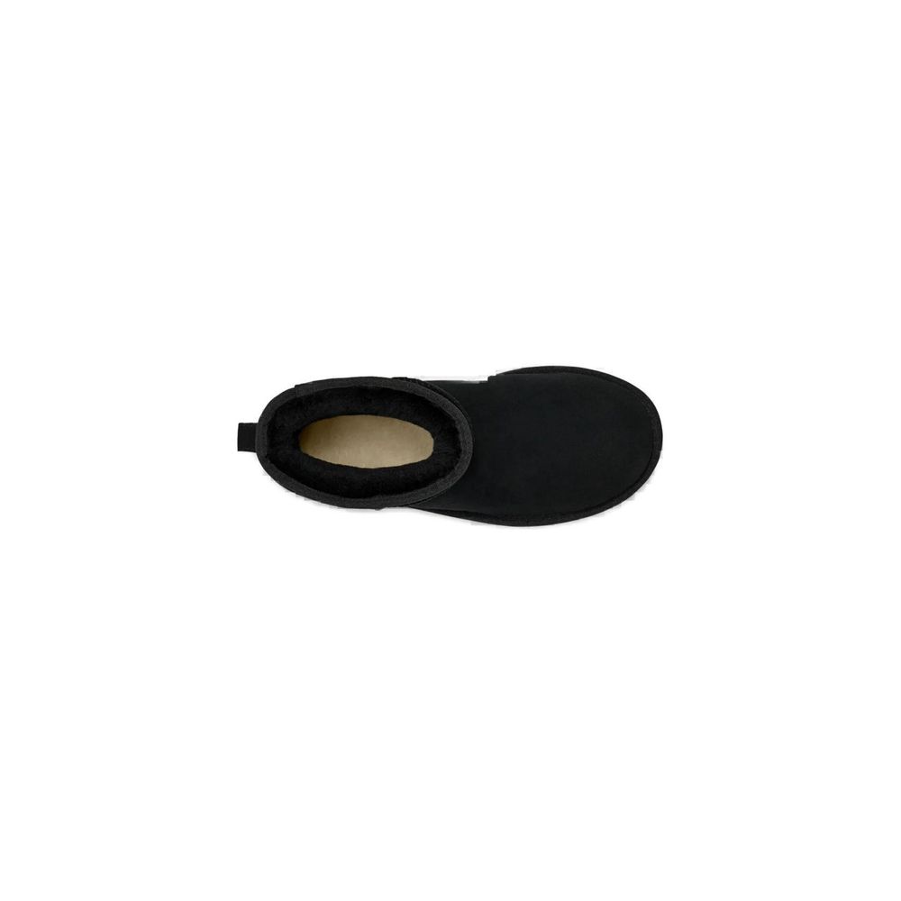 UGG Black Suede Leather Ankle