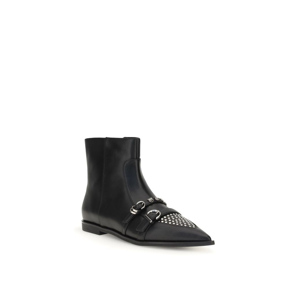 PINKO Studded Ankle Boots