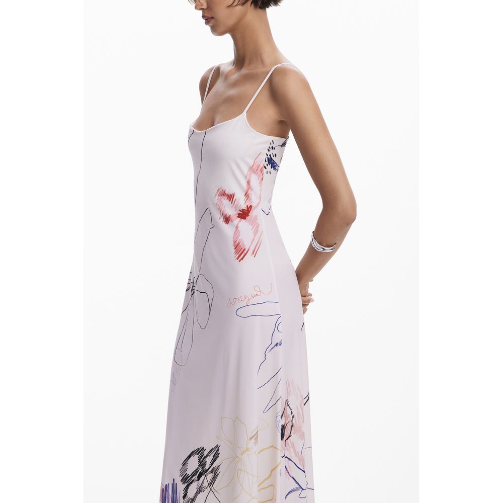 Desigual White Polyester Women Dress