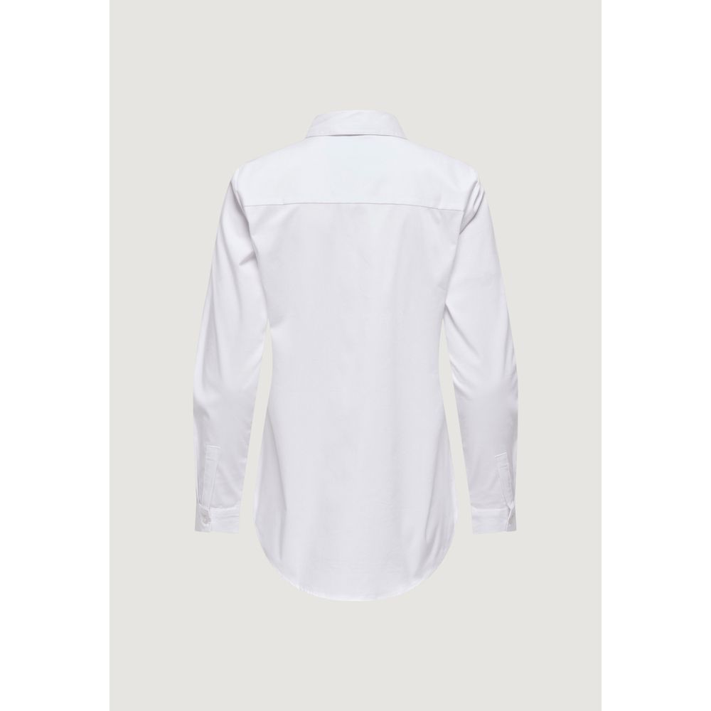 Jacqueline De Yong White Cotton Shirt