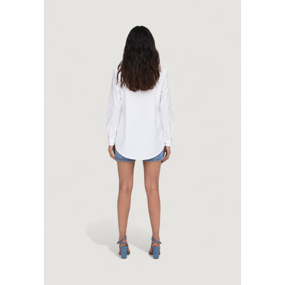 Jacqueline De Yong White Cotton Shirt