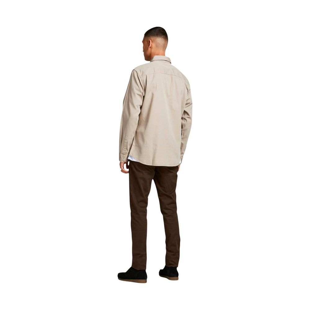 Jack Jones Beige Jeans Shirt