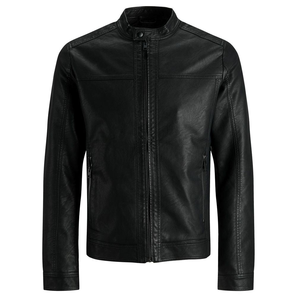 Jack Jones Black Polyamide Jackets & Coat