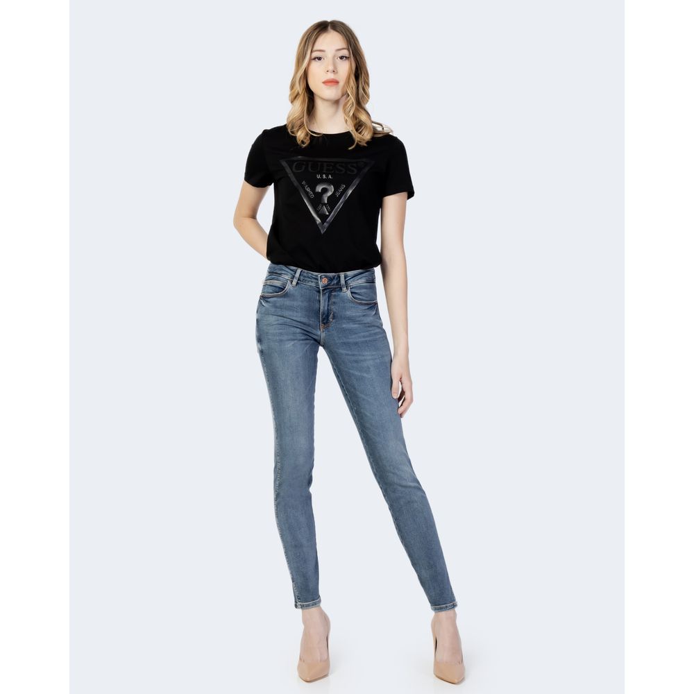 Guess Blue Cotton Skinny Jean