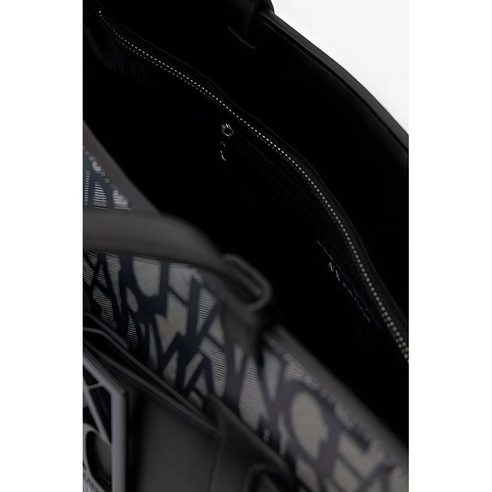 Črna polietilenska torbica