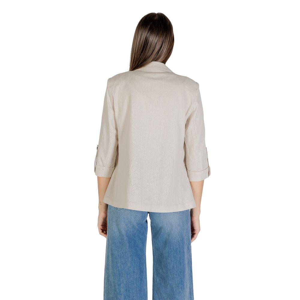 Only Beige Linen Blazer