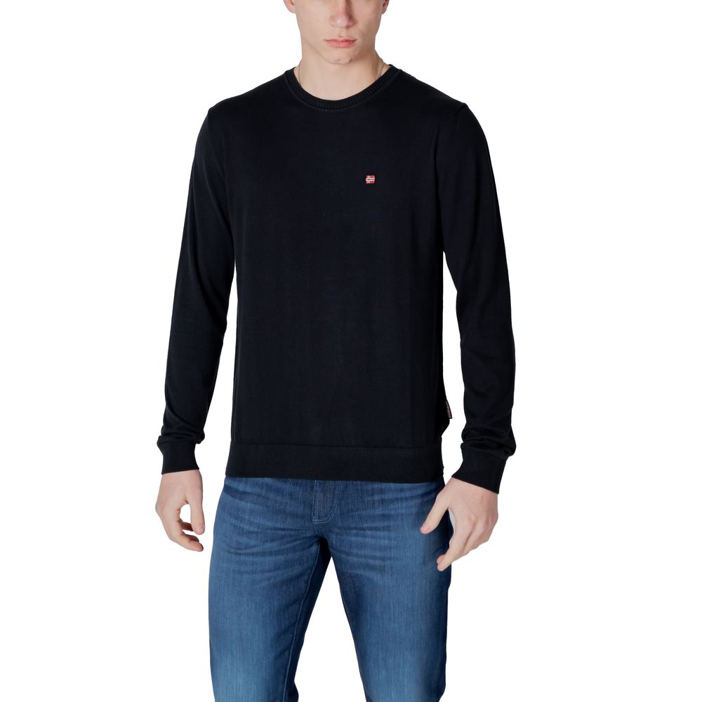 Napapijri Black Cotton Sportswear
