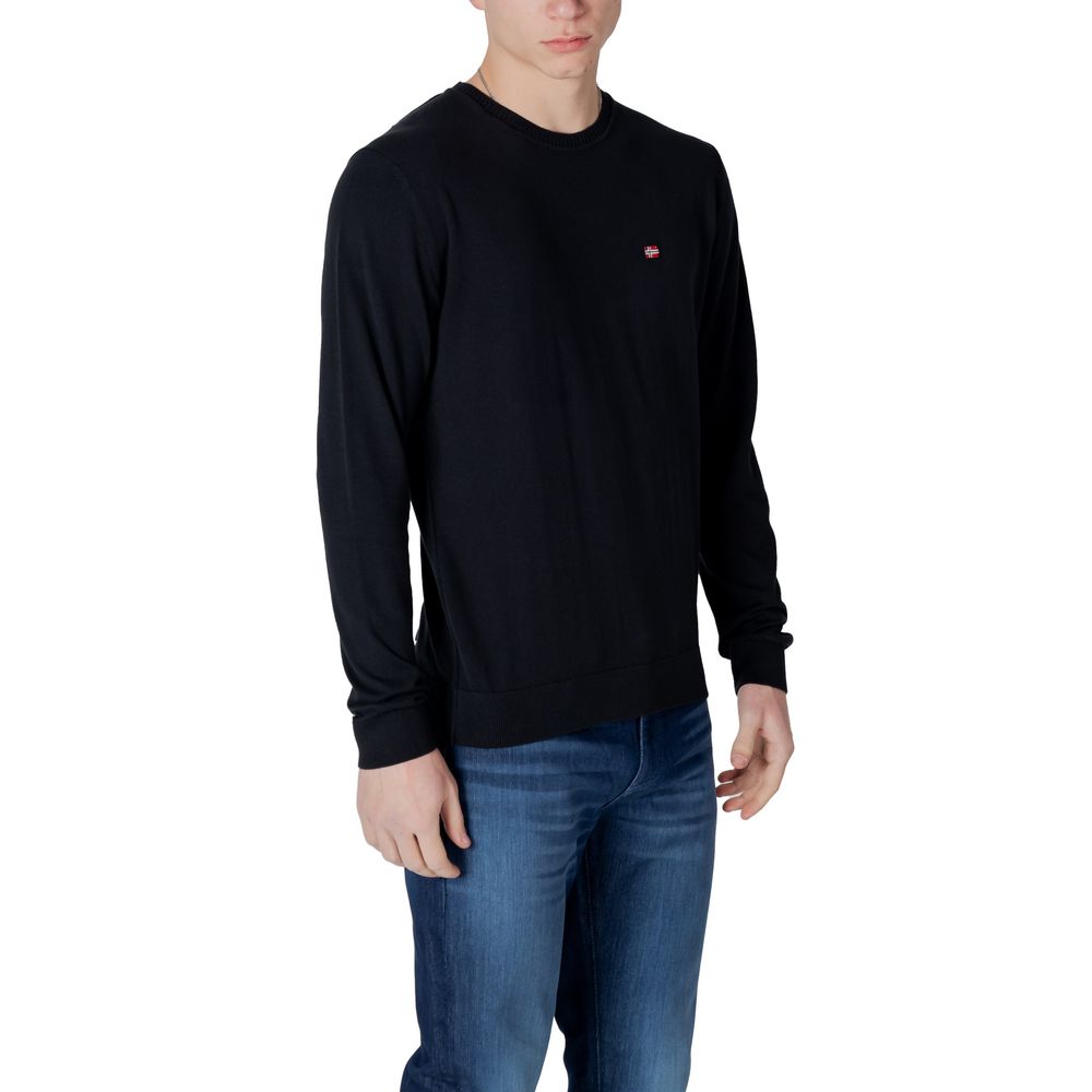 Napapijri Black Cotton Sportswear
