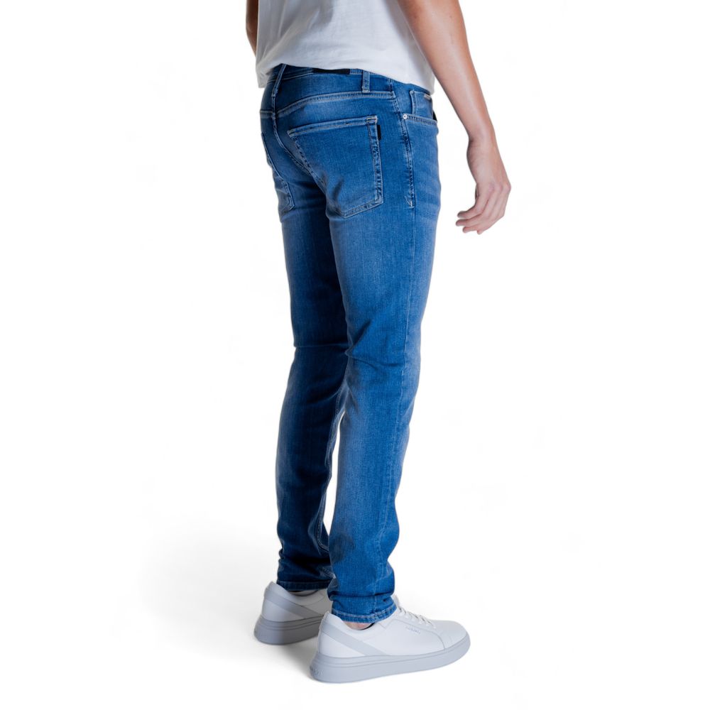 Antony Morato Blue Cotton Slim Fit Jean