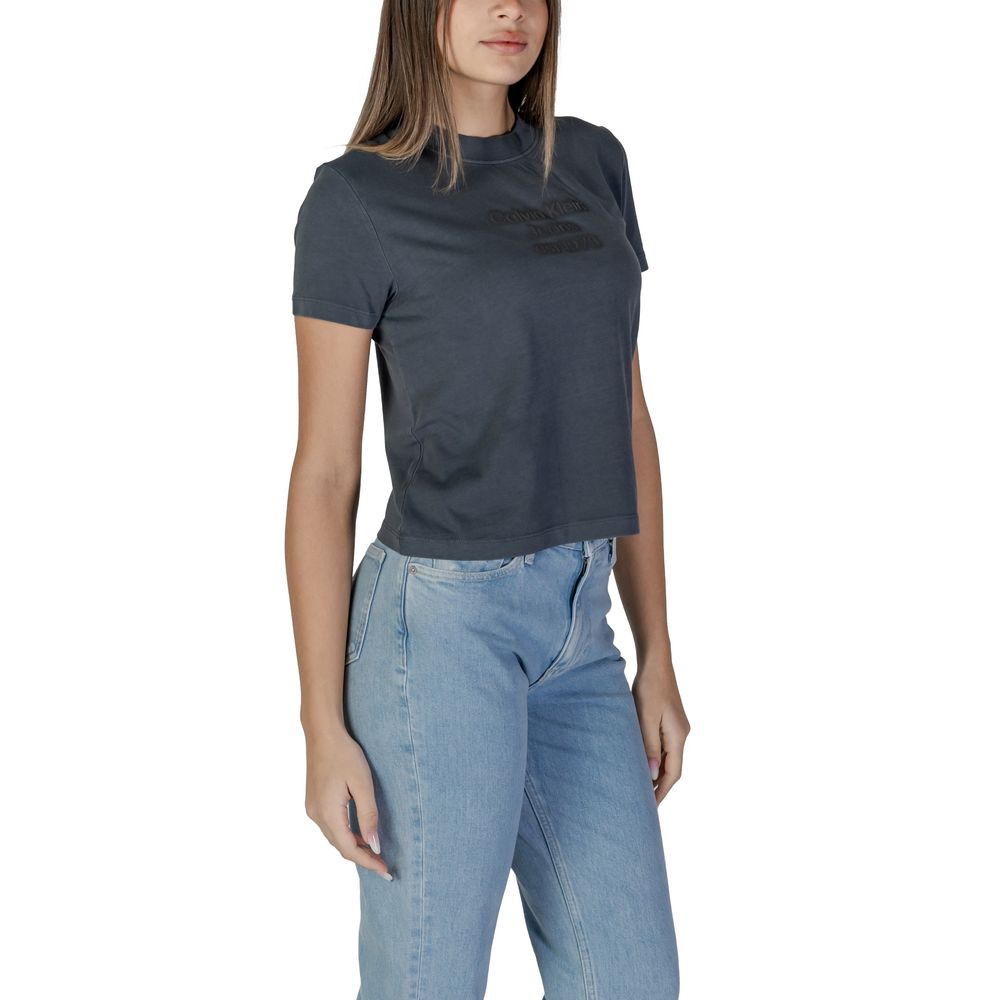 Calvin Klein Jeans Black Cotton T-Shirt