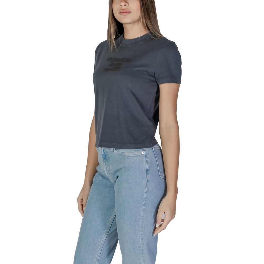Calvin Klein Jeans Black Cotton T-Shirt