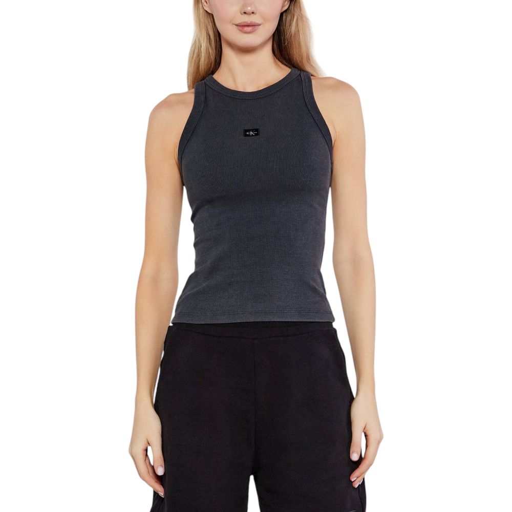 Calvin Klein Jeans Gray Recycled Cotton Tank Top