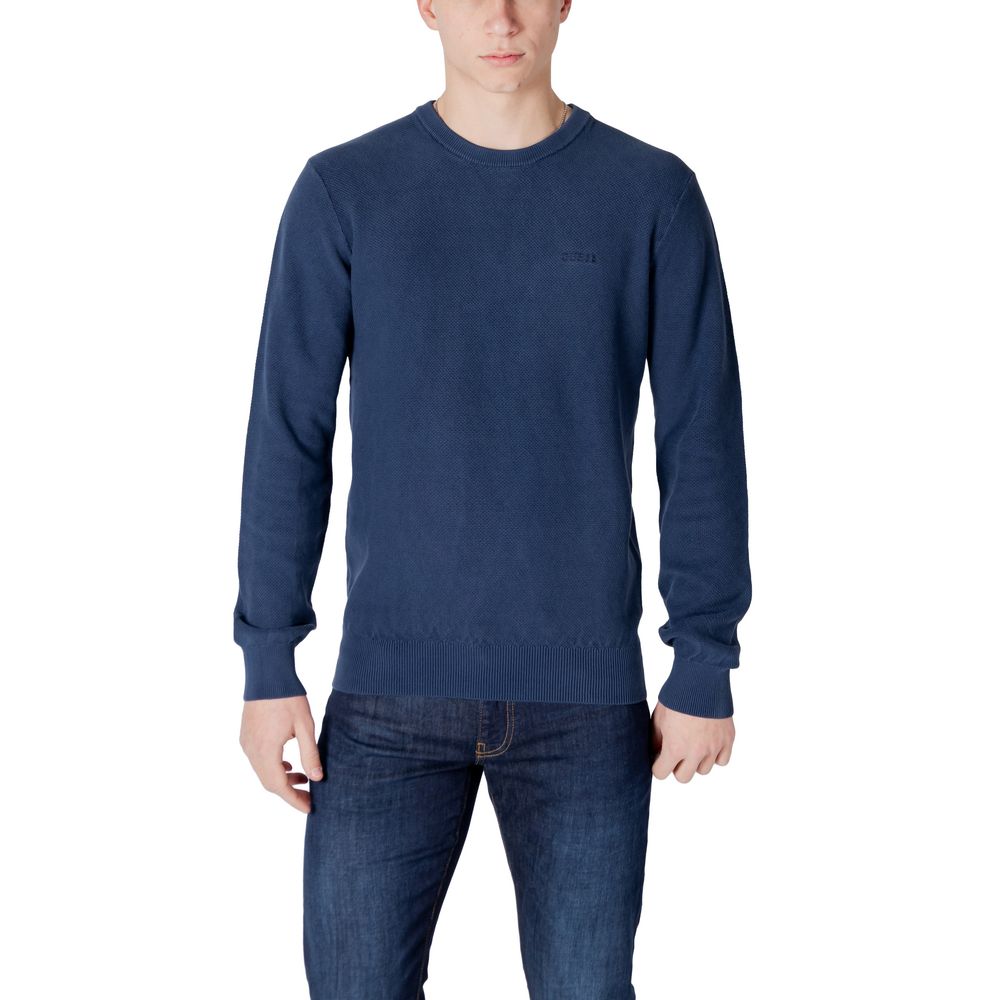 Guess Blue Cotton Sweater