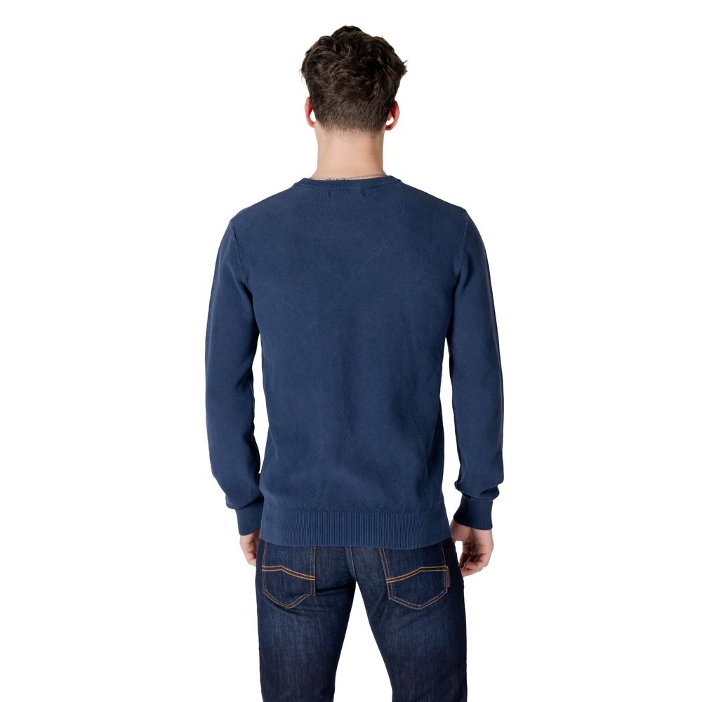 Guess Blue Cotton Sweater
