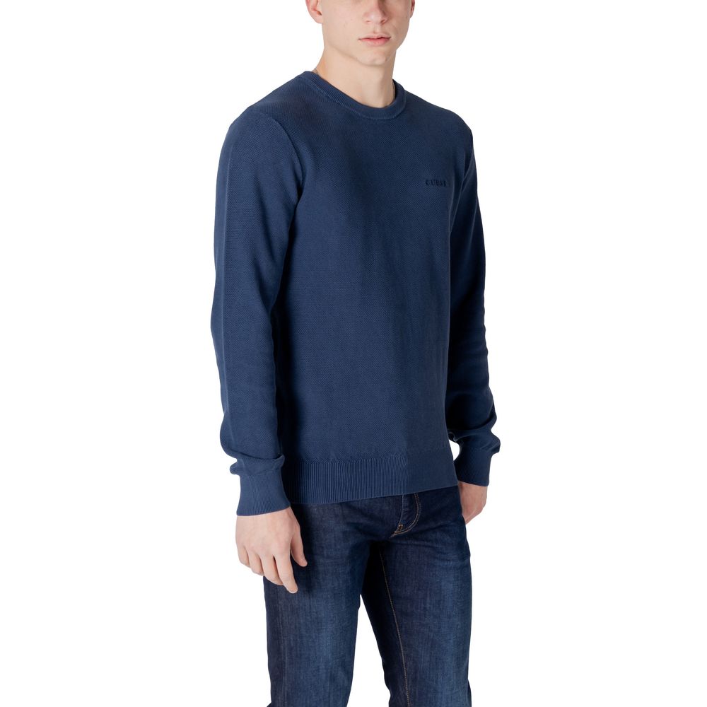 Guess Blue Cotton Sweater
