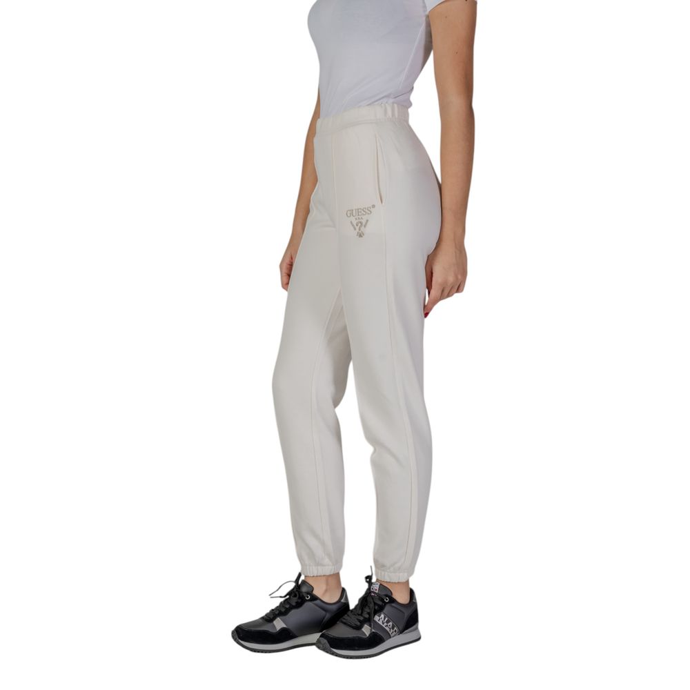 Guess Active Cream Polyester Joggers Workout Pant