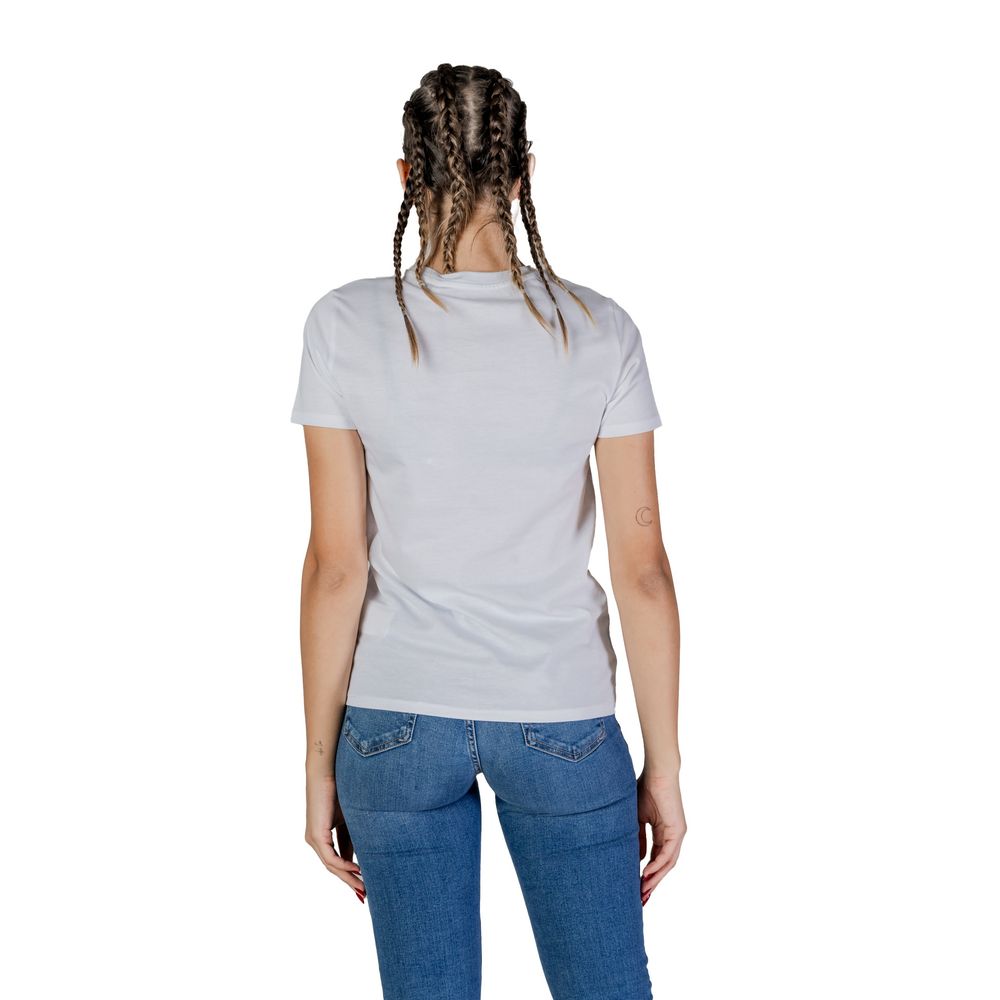 Guess White Cotton T-Shirt
