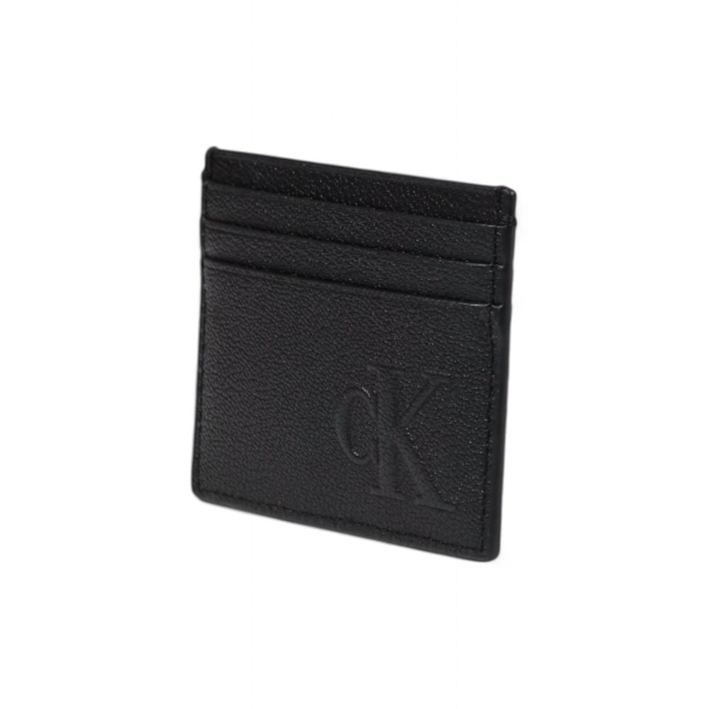 Calvin Klein Jeans Black Leather Cardholder