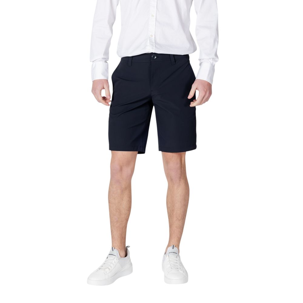 Armani Exchange Blue Polyamide Bermuda