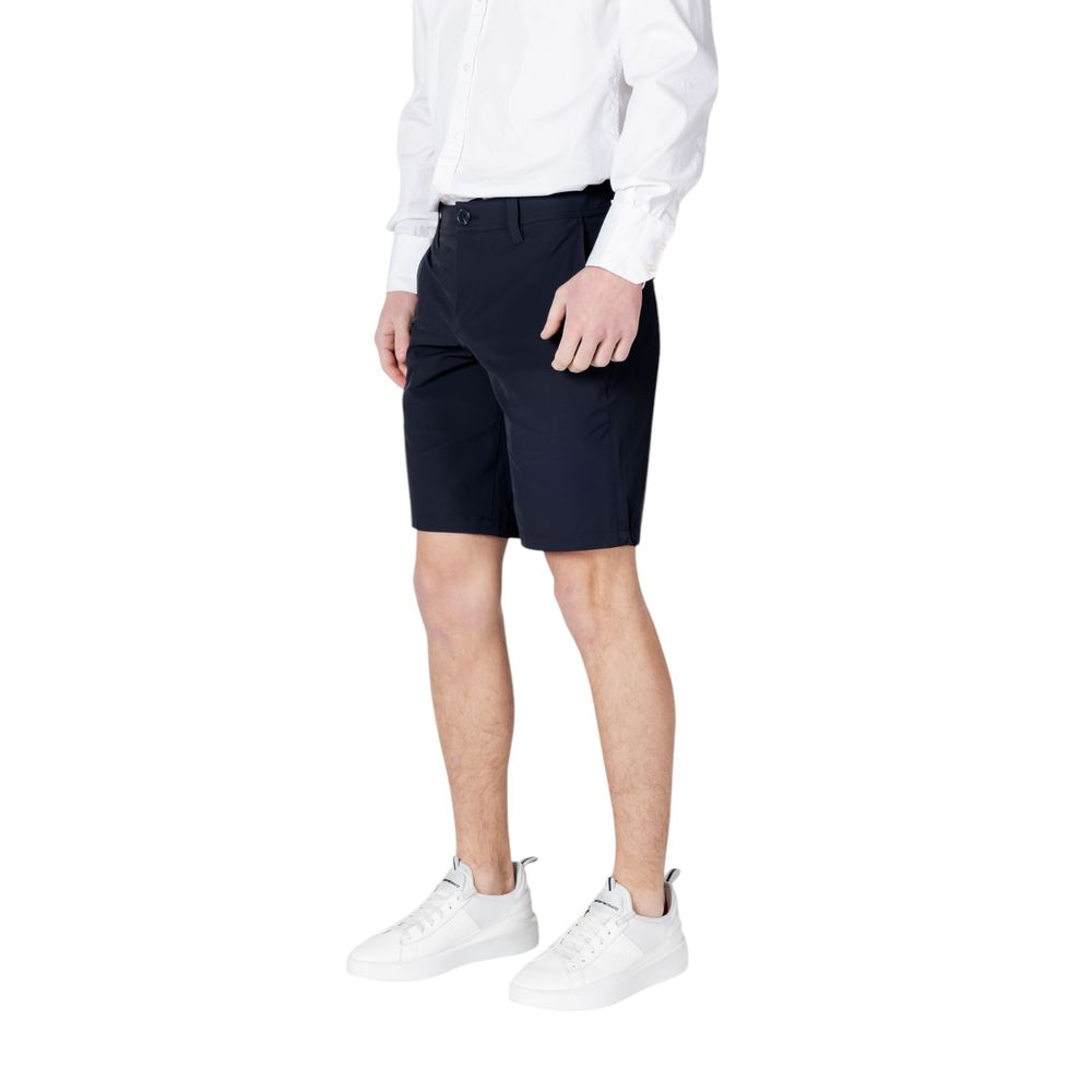 Armani Exchange Blue Polyamide Bermuda