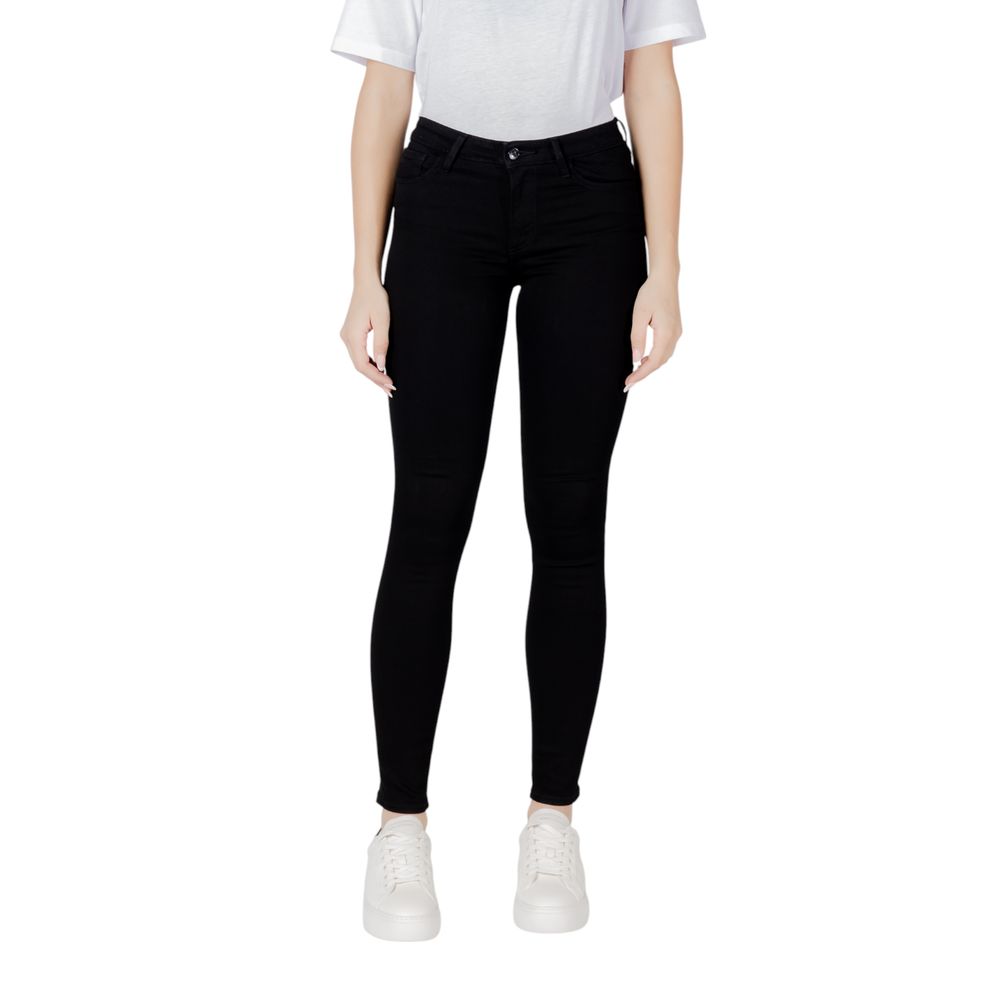 Armani Exchange Black Cotton Skinny Jean