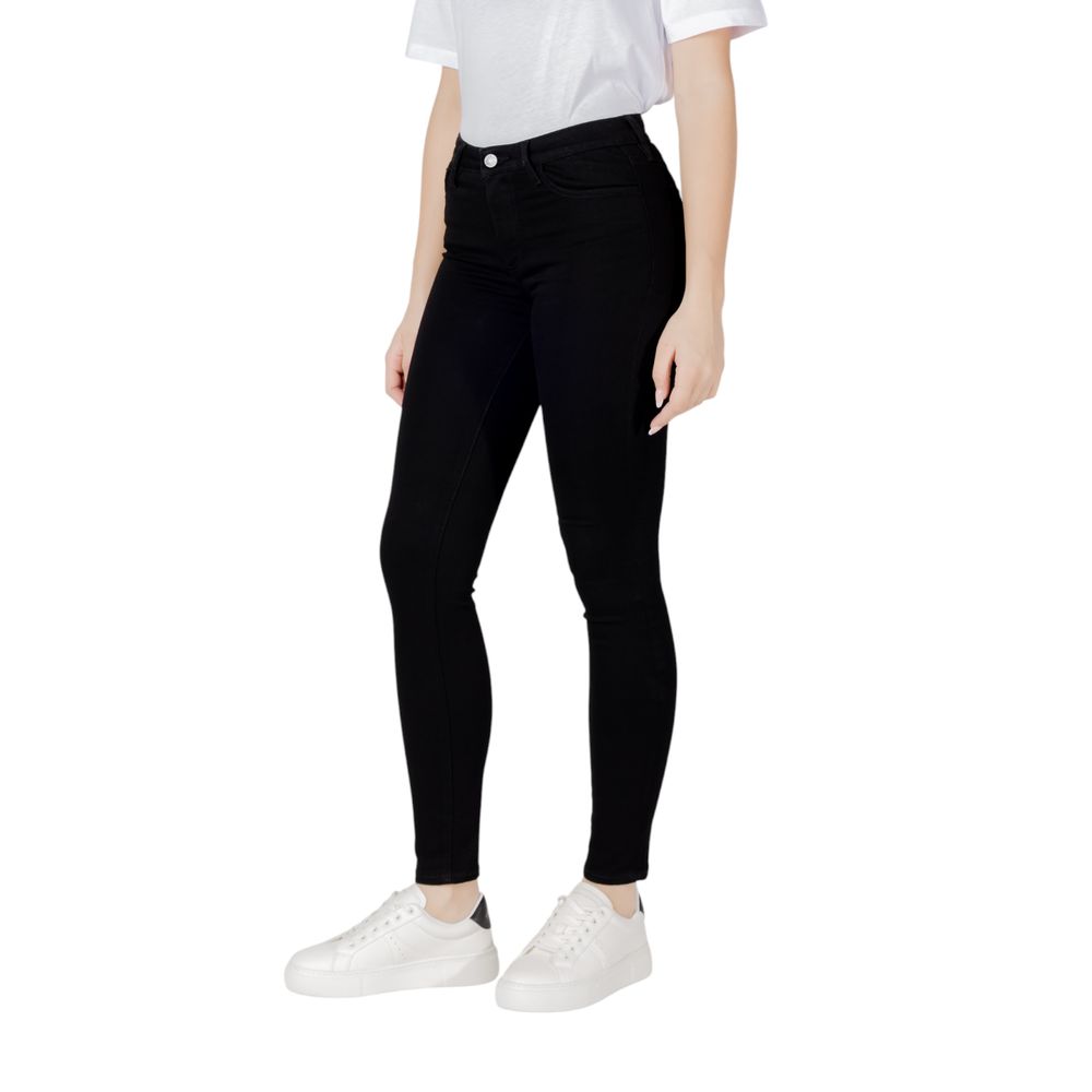 Armani Exchange Black Cotton Skinny Jean