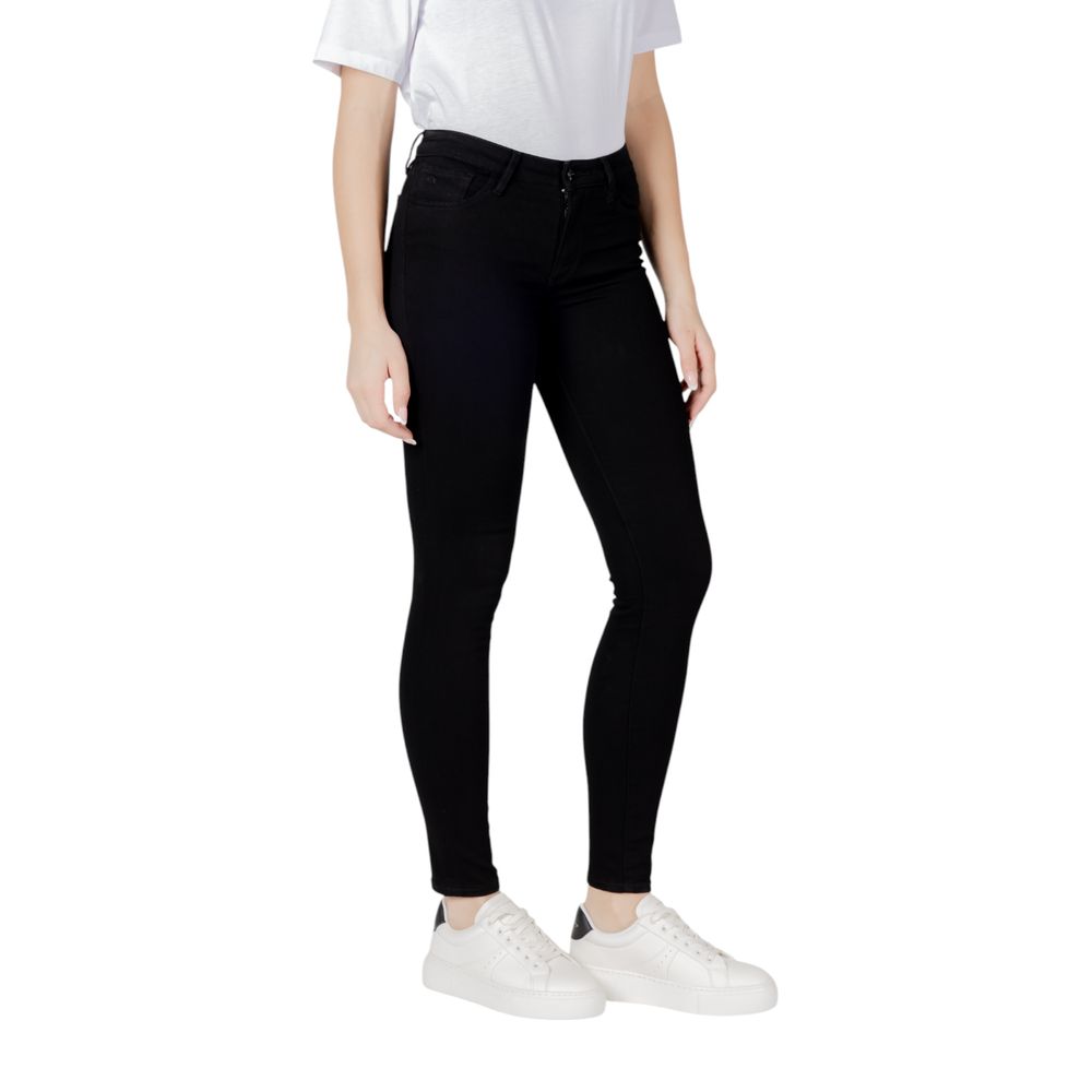 Armani Exchange Black Cotton Skinny Jean
