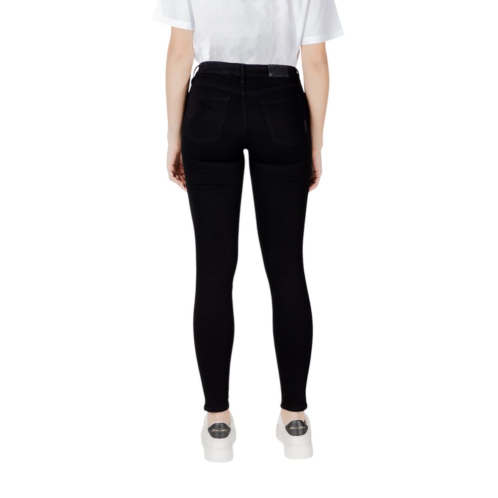 Armani Exchange Black Cotton Skinny Jean