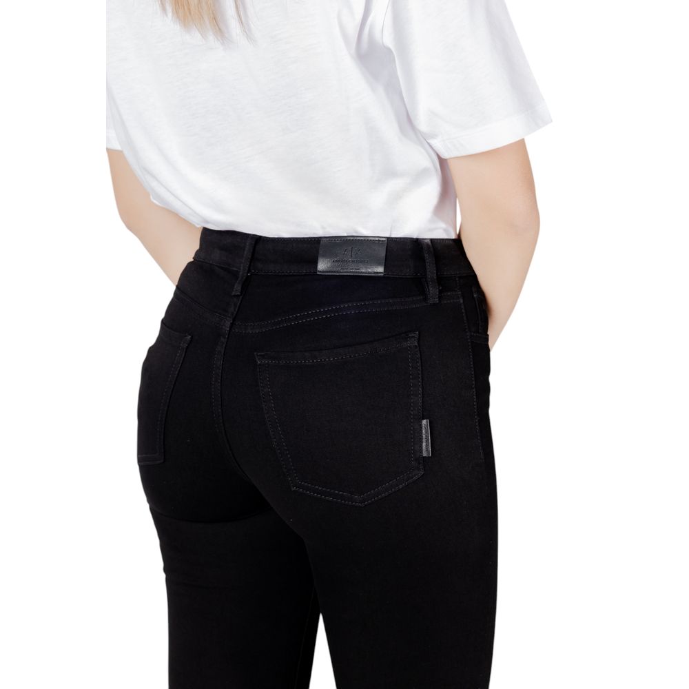Armani Exchange Black Cotton Skinny Jean