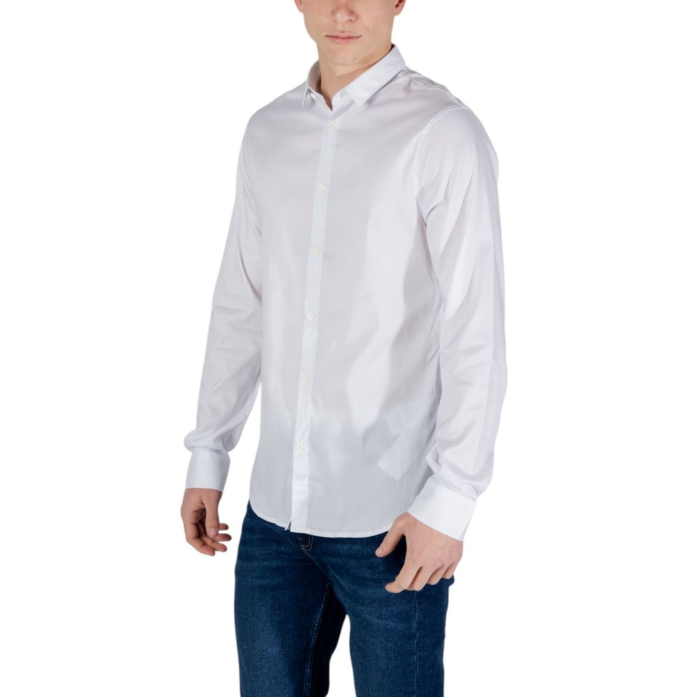 Armani Exchange White Lyocell Shirt