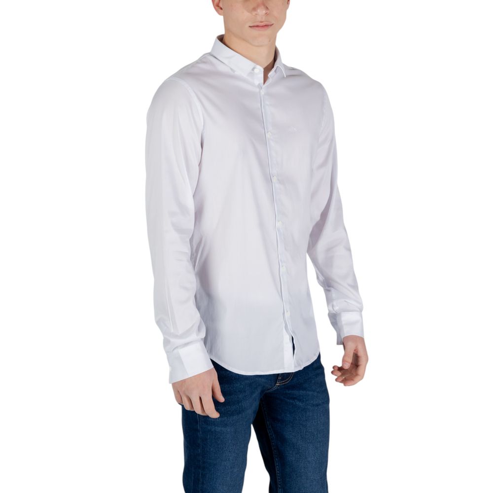 Armani Exchange White Lyocell Shirt