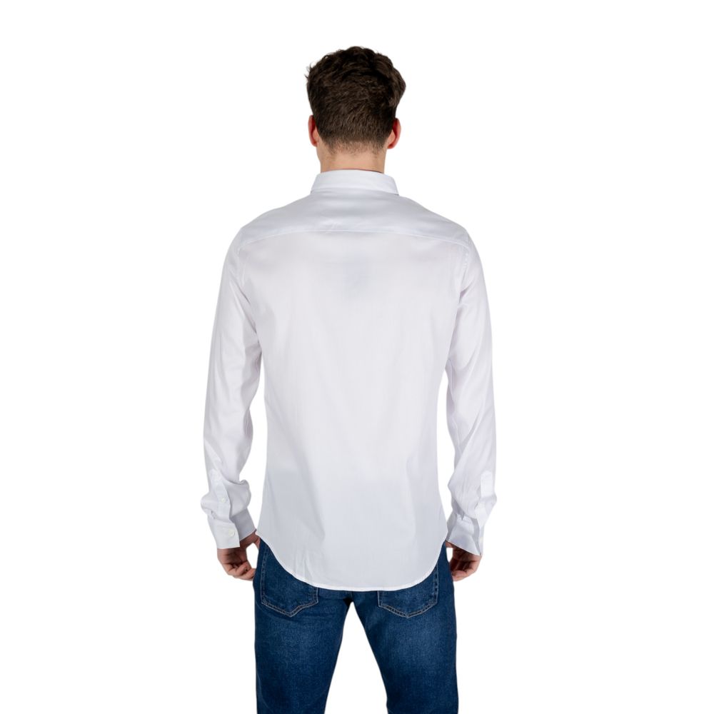 Armani Exchange White Lyocell Shirt