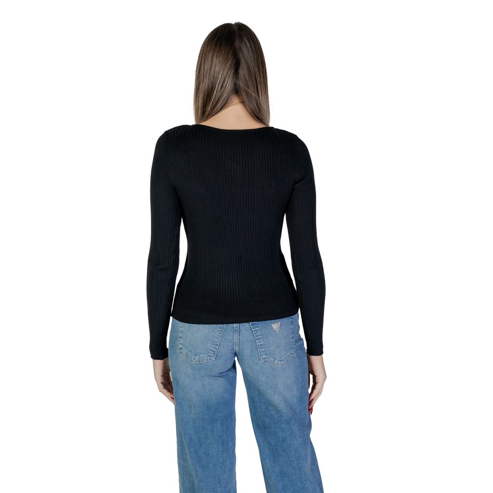 Vila Clothes Black Viscose Sportswear